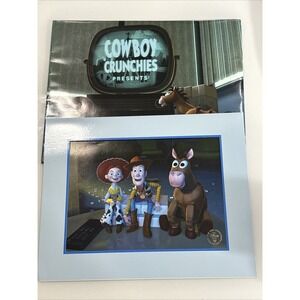 Vtg Disney Toy Story 2 Exclusive Vintage 2000 Commemorative Lithograph New